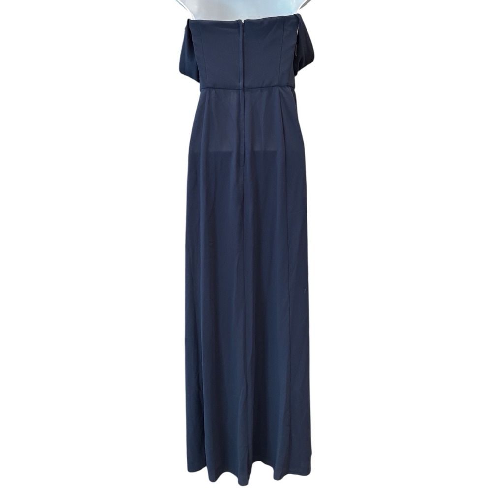 Celebrate DB Studio Navy Strapless Gown Dress Size 14 Formal Wedding‎ Guest - Picture 3 of 4